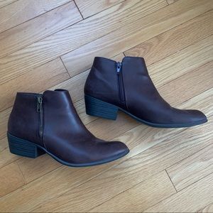 Dark Brown Booties